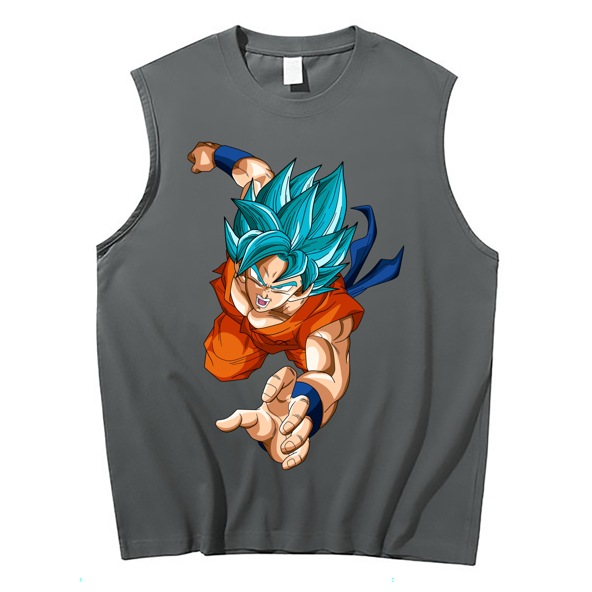 （画像用） ドラゴンボール ベジット DRAGON BALL Vegetto コットン100％タンクトップ（フロントプリント）